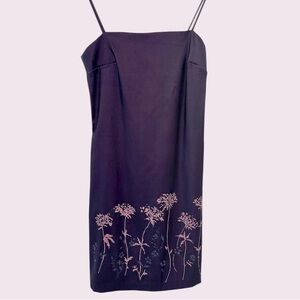 Vintage rampage purple floral mini dress